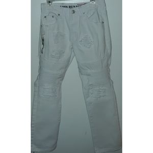 Boy's White Denim Jeans